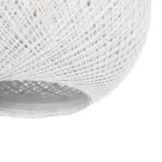 GLOBOSTAR® SOLEI 205-0009 Boho Κρεμαστό Φωτιστικό Οροφής με Ντουί 1 x E27 AC 220-240V IP20 - Λευκό - M20 x Π20 x Υ25cm - Image 8