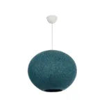 GLOBOSTAR® SOLEI 205-0010 Boho Κρεμαστό Φωτιστικό Οροφής με Ντουί 1 x E27 AC 220-240V IP20 - Τιρκουάζ - M40 x Π40 x Υ45cm - Image 3