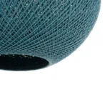 GLOBOSTAR® SOLEI 205-0010 Boho Κρεμαστό Φωτιστικό Οροφής με Ντουί 1 x E27 AC 220-240V IP20 - Τιρκουάζ - M40 x Π40 x Υ45cm - Image 8