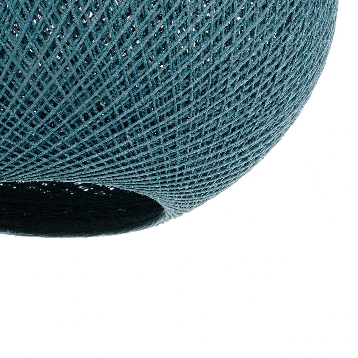 GLOBOSTAR® SOLEI 205-0010 Boho Κρεμαστό Φωτιστικό Οροφής με Ντουί 1 x E27 AC 220-240V IP20 - Τιρκουάζ - M40 x Π40 x Υ45cm - Image 8