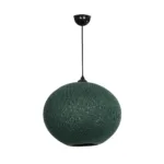 GLOBOSTAR® SOLEI 205-0013 Boho Κρεμαστό Φωτιστικό Οροφής με Ντουί 1 x E27 AC 220-240V IP20 - Πράσινο - M40 x Π40 x Υ45cm - Image 3