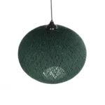GLOBOSTAR® SOLEI 205-0013 Boho Κρεμαστό Φωτιστικό Οροφής με Ντουί 1 x E27 AC 220-240V IP20 - Πράσινο - M40 x Π40 x Υ45cm - Image 6