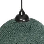 GLOBOSTAR® SOLEI 205-0015 Boho Κρεμαστό Φωτιστικό Οροφής με Ντουί 1 x E27 AC 220-240V IP20 - Πράσινο - M20 x Π20 x Υ25cm - Image 7