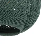 GLOBOSTAR® SOLEI 205-0015 Boho Κρεμαστό Φωτιστικό Οροφής με Ντουί 1 x E27 AC 220-240V IP20 - Πράσινο - M20 x Π20 x Υ25cm - Image 8