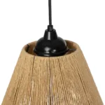GLOBOSTAR® HUTT 205-0017 Boho Κρεμαστό Φωτιστικό Οροφής με Ντουί 1 x E27 AC 220-240V IP20 - Μπεζ - M25 x Π25 x Υ20cm - Image 7