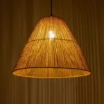 GLOBOSTAR® HUTT 205-0018 Boho Κρεμαστό Φωτιστικό Οροφής με Ντουί 1 x E27 AC 220-240V IP20 - Μπεζ - M50 x Π50 x Υ40cm - Image 2