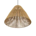 GLOBOSTAR® HUTT 205-0018 Boho Κρεμαστό Φωτιστικό Οροφής με Ντουί 1 x E27 AC 220-240V IP20 - Μπεζ - M50 x Π50 x Υ40cm - Image 5