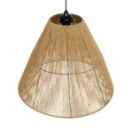 GLOBOSTAR® HUTT 205-0018 Boho Κρεμαστό Φωτιστικό Οροφής με Ντουί 1 x E27 AC 220-240V IP20 - Μπεζ - M50 x Π50 x Υ40cm - Image 6