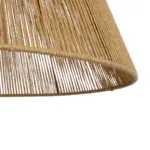 GLOBOSTAR® HUTT 205-0018 Boho Κρεμαστό Φωτιστικό Οροφής με Ντουί 1 x E27 AC 220-240V IP20 - Μπεζ - M50 x Π50 x Υ40cm - Image 8