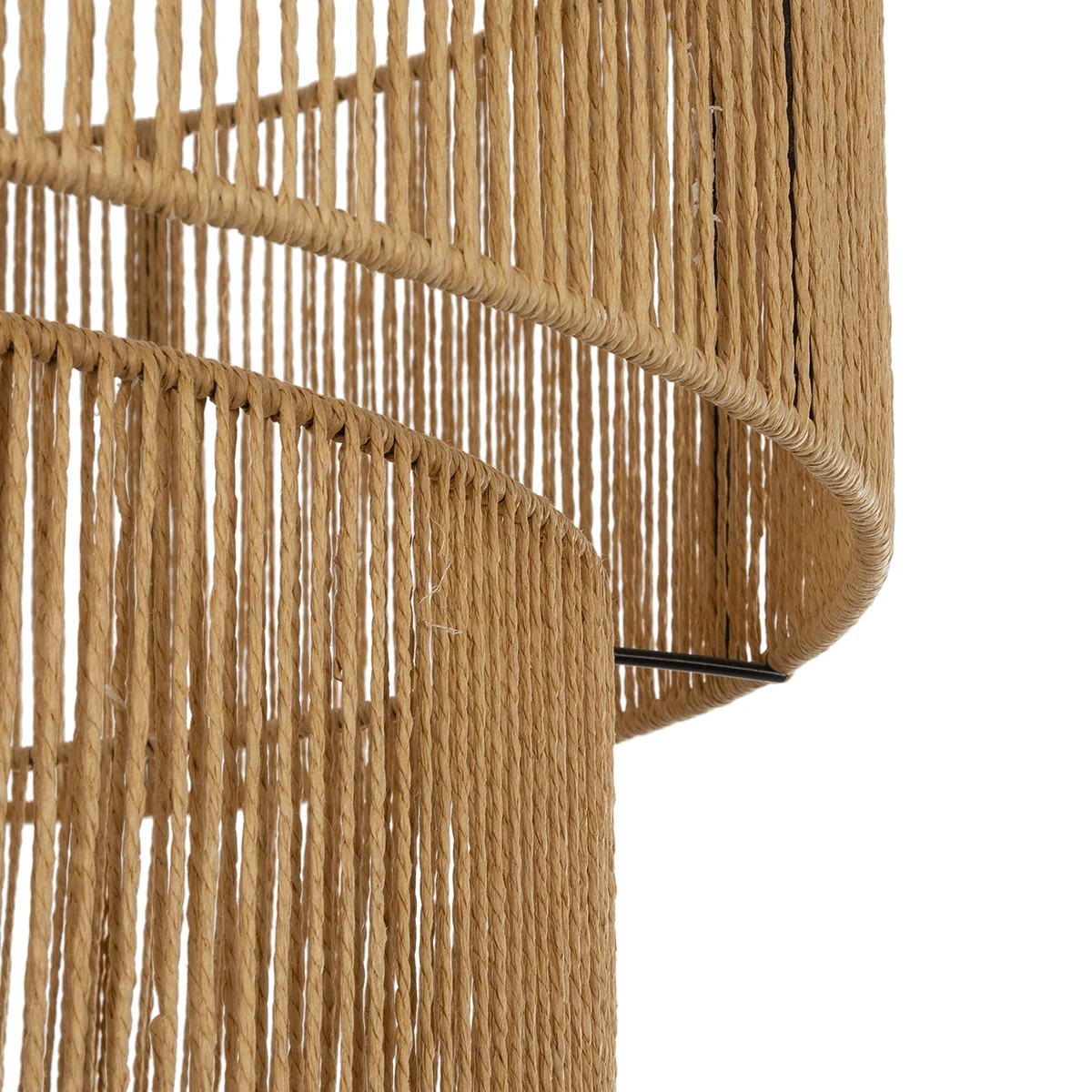 GLOBOSTAR® ROXXI 205-0020 Boho Κρεμαστό Φωτιστικό Οροφής με Ντουί 1 x E27 AC 220-240V IP20 - Μπεζ - M50 x Π50 x Υ36cm - Image 8