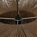 GLOBOSTAR® ZYLINDER 205-0023 Boho Κρεμαστό Φωτιστικό Οροφής με Ντουί 1 x E27 AC 220-240V IP20 - Καφέ - M80 x Π80 x Υ51cm - Image 7