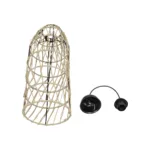 GLOBOSTAR® NETI 205-0024 Boho Κρεμαστό Φωτιστικό Οροφής με Ντουί 1 x E27 AC 220-240V IP20 - Μπεζ - M20 x Π20 x Υ49cm - Image 10