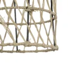 GLOBOSTAR® NETI 205-0024 Boho Κρεμαστό Φωτιστικό Οροφής με Ντουί 1 x E27 AC 220-240V IP20 - Μπεζ - M20 x Π20 x Υ49cm - Image 8