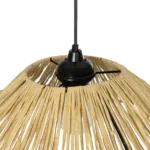 GLOBOSTAR® CHAPEAU 205-0028 Boho Κρεμαστό Φωτιστικό Οροφής με Ντουί 1 x E27 AC 220-240V IP20 - Μπεζ - M41 x Π41 x Υ17cm - Image 7
