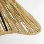 GLOBOSTAR® CHAPEAU 205-0028 Boho Κρεμαστό Φωτιστικό Οροφής με Ντουί 1 x E27 AC 220-240V IP20 - Μπεζ - M41 x Π41 x Υ17cm - Image 8