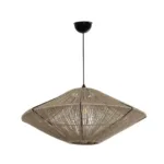 GLOBOSTAR® OVNI 205-0029 Boho Κρεμαστό Φωτιστικό Οροφής με Ντουί 1 x E27 AC 220-240V IP20 - Μπεζ - M60 x Π60 x Υ29cm - Image 3