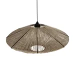 GLOBOSTAR® OVNI 205-0029 Boho Κρεμαστό Φωτιστικό Οροφής με Ντουί 1 x E27 AC 220-240V IP20 - Μπεζ - M60 x Π60 x Υ29cm - Image 6