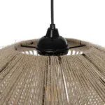 GLOBOSTAR® OVNI 205-0029 Boho Κρεμαστό Φωτιστικό Οροφής με Ντουί 1 x E27 AC 220-240V IP20 - Μπεζ - M60 x Π60 x Υ29cm - Image 8