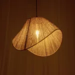 GLOBOSTAR® ECLAIR 205-0030 Boho Κρεμαστό Φωτιστικό Οροφής με Ντουί 1 x E27 AC 220-240V IP20 - Μπεζ - M41 x Π27 x Υ29cm - Image 2