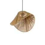 GLOBOSTAR® ECLAIR 205-0030 Boho Κρεμαστό Φωτιστικό Οροφής με Ντουί 1 x E27 AC 220-240V IP20 - Μπεζ - M41 x Π27 x Υ29cm - Image 5