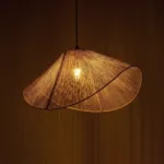 GLOBOSTAR® ECLAIR 205-0031 Boho Κρεμαστό Φωτιστικό Οροφής με Ντουί 1 x E27 AC 220-240V IP20 - Μπεζ - M70 x Π40 x Υ32cm - Image 2