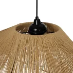 GLOBOSTAR® ECLAIR 205-0031 Boho Κρεμαστό Φωτιστικό Οροφής με Ντουί 1 x E27 AC 220-240V IP20 - Μπεζ - M70 x Π40 x Υ32cm - Image 8