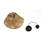 GLOBOSTAR® ELDA 205-0032 Boho Κρεμαστό Φωτιστικό Οροφής με Ντουί 1 x E27 AC 220-240V IP20 - Μπεζ - M32 x Π21 x Υ24cm - Image 10