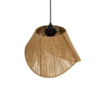 GLOBOSTAR® ELDA 205-0032 Boho Κρεμαστό Φωτιστικό Οροφής με Ντουί 1 x E27 AC 220-240V IP20 - Μπεζ - M32 x Π21 x Υ24cm - Image 6