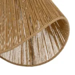 GLOBOSTAR® ELDA 205-0032 Boho Κρεμαστό Φωτιστικό Οροφής με Ντουί 1 x E27 AC 220-240V IP20 - Μπεζ - M32 x Π21 x Υ24cm - Image 7