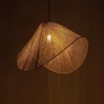 GLOBOSTAR® ELDA 205-0033 Boho Κρεμαστό Φωτιστικό Οροφής με Ντουί 1 x E27 AC 220-240V IP20 - Μπεζ - M68 x Π34 x Υ39cm - Image 2