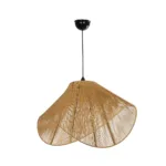GLOBOSTAR® ELDA 205-0033 Boho Κρεμαστό Φωτιστικό Οροφής με Ντουί 1 x E27 AC 220-240V IP20 - Μπεζ - M68 x Π34 x Υ39cm - Image 3
