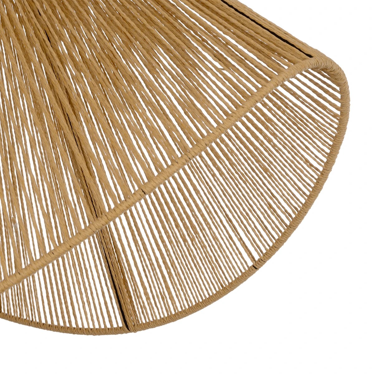 GLOBOSTAR® ELDA 205-0033 Boho Κρεμαστό Φωτιστικό Οροφής με Ντουί 1 x E27 AC 220-240V IP20 - Μπεζ - M68 x Π34 x Υ39cm - Image 7