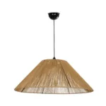 GLOBOSTAR® HATA 205-0037 Boho Κρεμαστό Φωτιστικό Οροφής με Ντουί 1 x E27 AC 220-240V IP20 - Μπεζ - M60 x Π60 x Υ27cm - Image 3