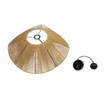 GLOBOSTAR® COURBE 205-0039 Boho Κρεμαστό Φωτιστικό Οροφής με Ντουί 1 x E27 AC 220-240V IP20 - Μπεζ - M62 x Π62 x Υ22cm - Image 10