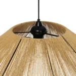 GLOBOSTAR® COURBE 205-0039 Boho Κρεμαστό Φωτιστικό Οροφής με Ντουί 1 x E27 AC 220-240V IP20 - Μπεζ - M62 x Π62 x Υ22cm - Image 8
