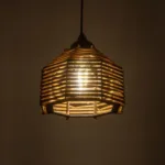 GLOBOSTAR® JUTTO 205-0040 Boho Κρεμαστό Φωτιστικό Οροφής με Ντουί 1 x E27 AC 220-240V IP20 - Μπεζ - M20 x Π20 x Υ18cm - Image 2