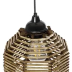 GLOBOSTAR® JUTTO 205-0040 Boho Κρεμαστό Φωτιστικό Οροφής με Ντουί 1 x E27 AC 220-240V IP20 - Μπεζ - M20 x Π20 x Υ18cm - Image 8