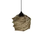 GLOBOSTAR® HUSLE 205-0044 Boho Κρεμαστό Φωτιστικό Οροφής με Ντουί 1 x E27 AC 220-240V IP20 - Μπεζ - M24 x Π24 x Υ21cm - Image 6