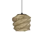 GLOBOSTAR® HUSLE 205-0045 Boho Κρεμαστό Φωτιστικό Οροφής με Ντουί 1 x E27 AC 220-240V IP20 - Μπεζ - M30 x Π30 x Υ28cm - Image 4