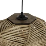 GLOBOSTAR® HUSLE 205-0045 Boho Κρεμαστό Φωτιστικό Οροφής με Ντουί 1 x E27 AC 220-240V IP20 - Μπεζ - M30 x Π30 x Υ28cm - Image 8