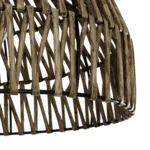 GLOBOSTAR® ARANCIA 205-0047 Boho Κρεμαστό Φωτιστικό Οροφής με Ντουί 1 x E27 AC 220-240V IP20 - Μπεζ - M35 x Π35 x Υ26cm - Image 7