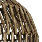 GLOBOSTAR® ARANCIA 205-0047 Boho Κρεμαστό Φωτιστικό Οροφής με Ντουί 1 x E27 AC 220-240V IP20 - Μπεζ - M35 x Π35 x Υ26cm - Image 8