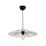 GLOBOSTAR® JAPAN 205-0052 Boho Κρεμαστό Φωτιστικό Οροφής με Ντουί 1 x E27 AC 220-240V IP20 - Λευκό - M40 x Π40 x Υ8cm - Image 3