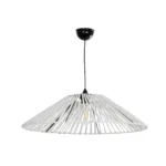 GLOBOSTAR® JAPAN 205-0053 Boho Κρεμαστό Φωτιστικό Οροφής με Ντουί 1 x E27 AC 220-240V IP20 - Λευκό - M60 x Π60 x Υ20cm - Image 3