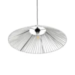 GLOBOSTAR® JAPAN 205-0053 Boho Κρεμαστό Φωτιστικό Οροφής με Ντουί 1 x E27 AC 220-240V IP20 - Λευκό - M60 x Π60 x Υ20cm - Image 5