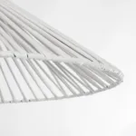 GLOBOSTAR® JAPAN 205-0053 Boho Κρεμαστό Φωτιστικό Οροφής με Ντουί 1 x E27 AC 220-240V IP20 - Λευκό - M60 x Π60 x Υ20cm - Image 8