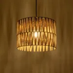 GLOBOSTAR® MARS 205-0054 Boho Κρεμαστό Φωτιστικό Οροφής με Ντουί 1 x E27 AC 220-240V IP20 - Μπεζ - M30 x Π30 x Υ24cm - Image 2
