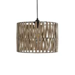 GLOBOSTAR® MARS 205-0054 Boho Κρεμαστό Φωτιστικό Οροφής με Ντουί 1 x E27 AC 220-240V IP20 - Μπεζ - M30 x Π30 x Υ24cm - Image 4