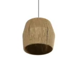 GLOBOSTAR® CONE 205-0057 Boho Κρεμαστό Φωτιστικό Οροφής με Ντουί 1 x E27 AC 220-240V IP20 - Μπεζ - M38 x Π38 x Υ34cm - Image 5