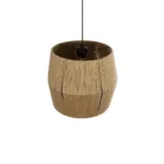 GLOBOSTAR® CONE 205-0057 Boho Κρεμαστό Φωτιστικό Οροφής με Ντουί 1 x E27 AC 220-240V IP20 - Μπεζ - M38 x Π38 x Υ34cm - Image 6